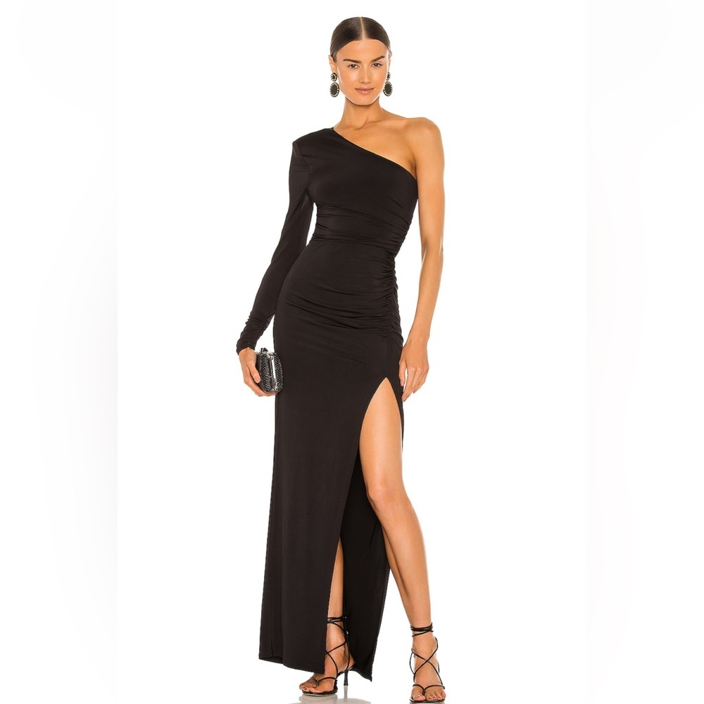 Michael Costello x REVOLVE Gilly Maxi Dress in Black